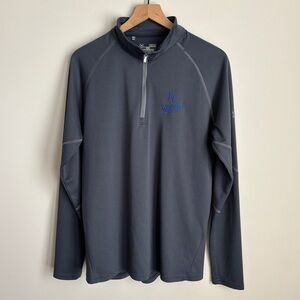 Under Armour Men's KC Kansas City Royals 1/4 Zip Long Sleeve Pullover Top Size M